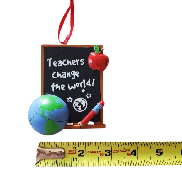 Hallmark Teachers Change the World Christmas Ornament - Picture 4 of 7